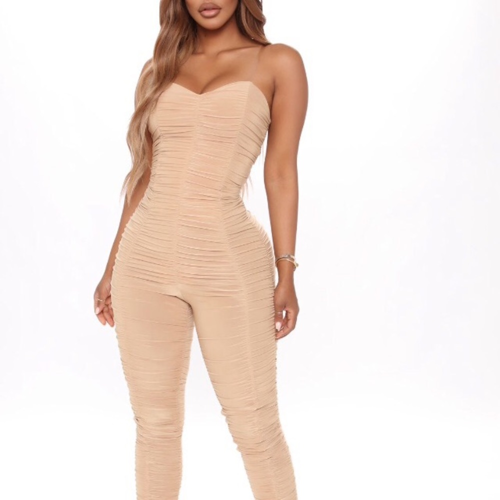 Alyssa Ruched Jumpsuit